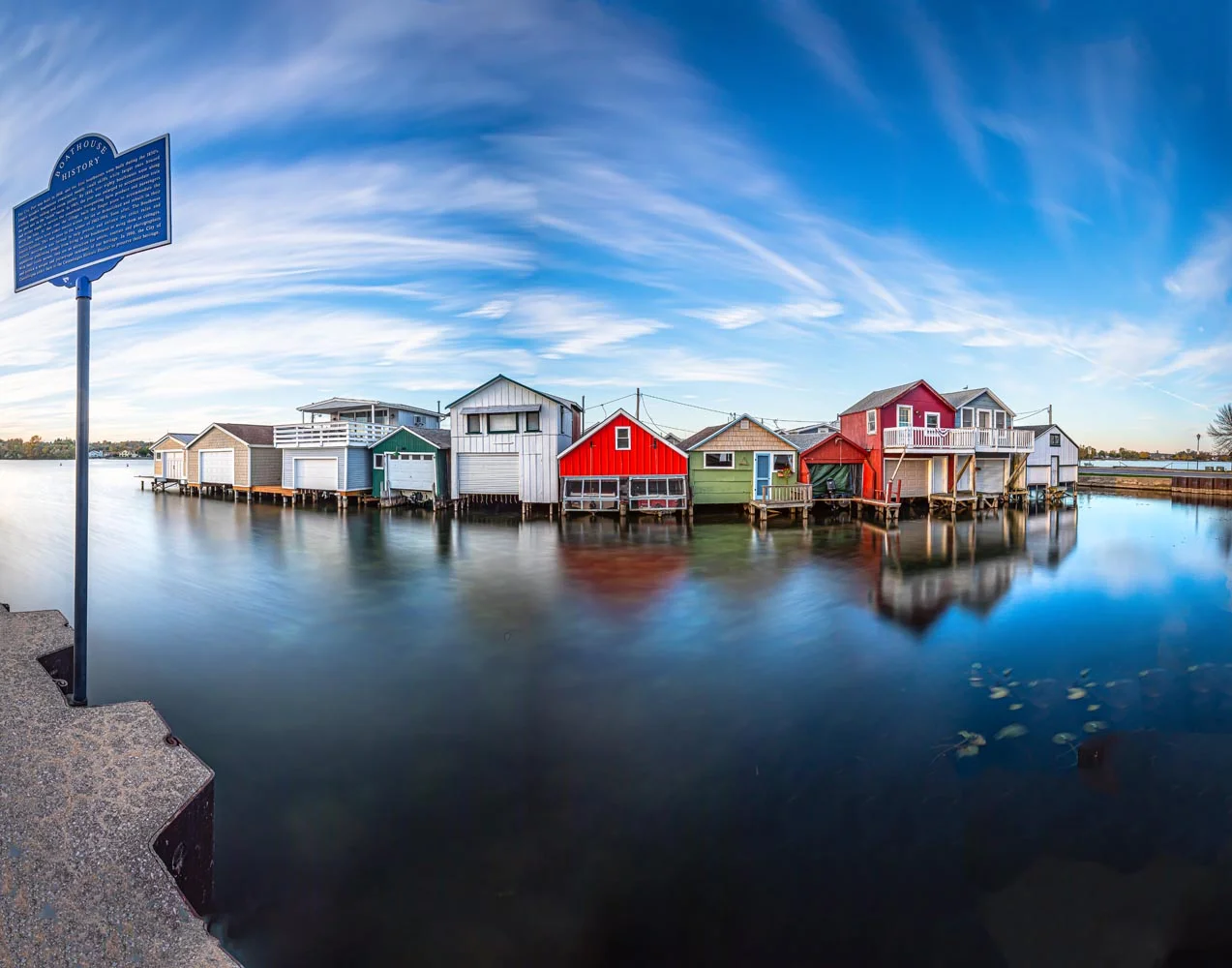 Beautiful Day at the Boathouses