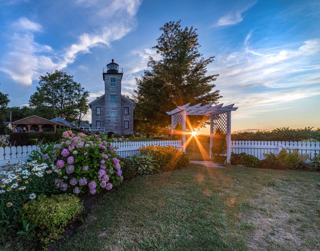 Sunset At The Sodus Point Lighthouse Trick of the Light Photography